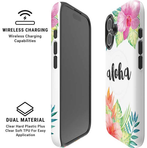 Aloha Tropical iPhone 16 Plus Magsafe Impact Case